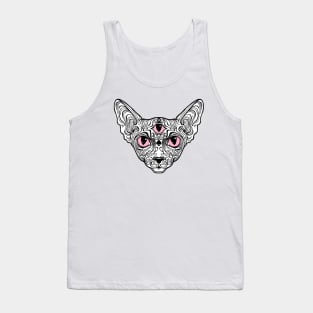 Cat sphinx with the third eye Tank Top